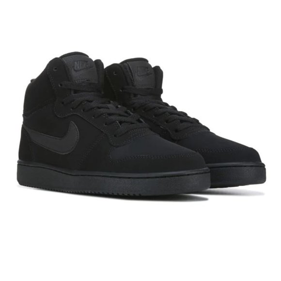 Nike Other - NIKE EBERNON MID TRIPLE BLACK HI-TOP SHOES sz 11 MEN'S SNEAKERS